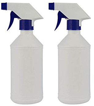 2PCS Bouteille vide Spray au flacon de 500 ml usine de pulvérisation de bouteilles en plastique Vaporisateur fuite Vaporisateurs Preuve pulvérisateur pour nettoyage chimique Solution 500ml Blanc