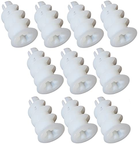 AERZETIX - C48674 - Lot de 10 - Cheville pour plaques de Carton-plâtre à Visser - Ø13x25mm en Nylon - Fixation en cloison sèche