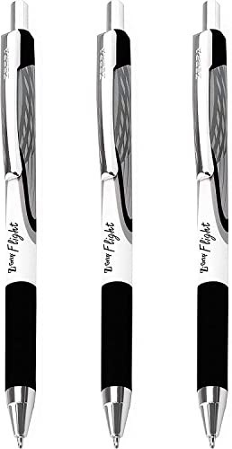 Zebra Classic Z-Grip Flight Ballpoint Pens - 1.2mm - Black - Pack of 3