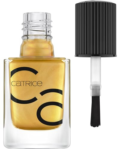 Catrice CATRICE ICONAILS Gel Lacquer, Nagellack, Nr. 156, Gold, langanhaltend, glänzend, vegan, ohne Mikroplastikpartikel, ohne Konservierungsstoffe, ohne Parfüm, 1er Pack (10.5ml)