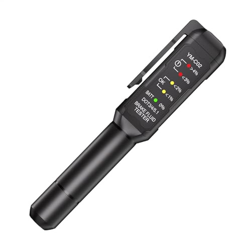 Pluma probadora de líquido de frenos, Comprobador de líquido de frenos | Herramienta de comprobación de frenos precisa, probador de líquido hidráulico | Detector de contenido de líquido de frenos, pro