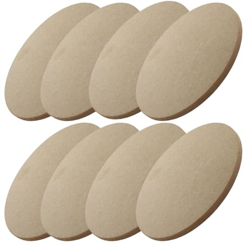 LDHHYH 8Pcs Round Pottery Wheel Bat, 8/20cm Round Pottery Drying Boards, 1cm Thick Clay Drying Plates for Pottery Making, Ceramics Studio and Clay Craft Projects