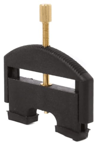 MoSundi Sollevatore per corde di violino per sostituzione e regolazione del ponte, dimensioni da 1/4 a 4/4, strumento di riparazione per liutaio con parte superiore seghettata