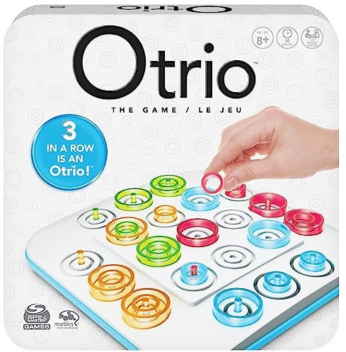 Spin Master Games, Otrio Strategy-Based Board Game, Classic Game, Advanced Tic Tac Toe STEM Activity, 2 Players, for Ages 8 & Up