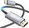 Gulemfy USB C auf HDMI Kabel 2M, Type C auf HDMI Ultra High Speed Kabel 4K UHD Kabel (Thunderbolt 4/3 kompatibel) Kompatibel mit MacBook Pro/Air, Galaxy S23/S22/S21, Note 20, Surface Pro (2M)