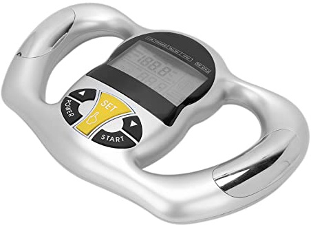 Körperfettmessgerät BMI-Messgerät Hand-Körperfetttester Fettanalysegerät Fettanalysator Massband Körper Körpermaßband Körperfettzange Körperfett Messen Körperanalysewaage mit Handsensoren