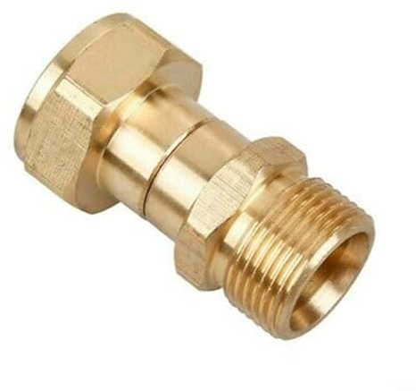 PETSTIBLE Drehgelenk, M22 14 mm Gewinde, Hochdruckreiniger, Messing, Kupplung, Schlauchverbinder, Verdrehschutz, PO719JZAMJQ7OXWCSMHGH1QG