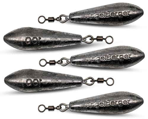 Angel Berger Brandungsblei Set 100g 5 Stück Meeresblei Angelblei Brandungsangeln Blei Meeresangeln