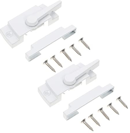 LIFKOME 2 Juegos Accesorios De Bloqueo De Creciente Faja Pestillo De La Ventana Cerraduras Deslizar Leva Herrajes Para Ventanas Equipo Cerradura Seguridad Aleación De Zinc