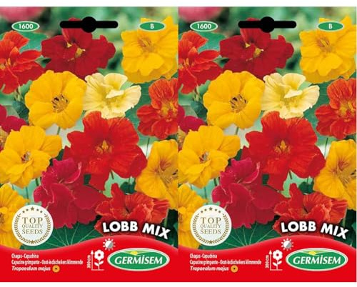 Germisem Lobb Mix Graines de Cresson Capucin 5 g EC1600 Multicolore (Lot de 2)