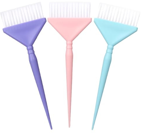 USHOBE 3pezzi Spazzole per Tintura Capelli Applicatore Professionale per Saldi Cremes e Tinte per Parrucchieri e Uso Domestico