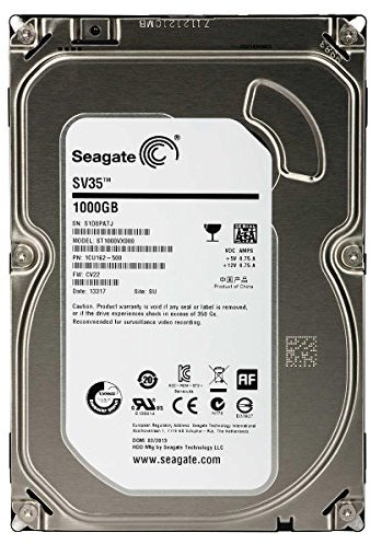 Seagate SV35 - Disco Duro Interno para NAS de 1 TB (SATA III, 3.5, 7200 RPM)