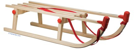 Yaro Davos Rodel Klappschlitten, 3-4 Personen, Kunststoff, Polyethylen (PE), Modern, Rodel