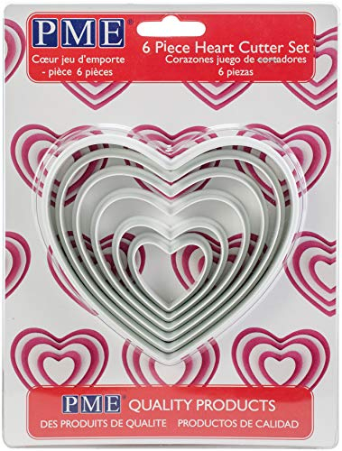 PME Cortadores de Corazones, Set de 6