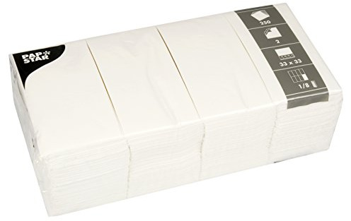 PAPSTAR 82552 PAPSTAR Serv. weiß 1/8falz