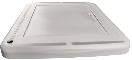 Generisch Maxxair Maxxshade - Innerram med LED - mörkläggningsrullgardin, för Maxxfan Deluxe takluka, 35 x 35 och 40 x 40 cm - rullgardin för husbil, takfönster, takluke - vit
