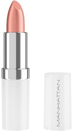 Manhattan Lasting Perfection Satin Lipstick 960 Pink-Key-Promise, Lippenstift für intensive, langanhaltende Farbe und feuchtigkeitsspendende Pflege