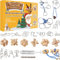 Adventskalender 2024 Knobelspiele für Erwachsene & Kinder, 24 Tage von Geschenk Weihnachten mit Metall Knobelei und 3D Holzk, 3D Puzzle Geschicklichkeitsspiele für Jungen, Mädchen, Jugendliche