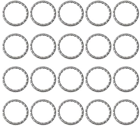 YSJCHEBS 20 Piezas Rodamientos De Bolas para Bicicleta, Accesorios para Bicicleta De Montaña, Horquilla, Bolas, Soporte Inferior, Bolas Pivotantes