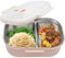MIUUIPI Lunch Box, Porta Pranzo Prova di Perdite per Bambini e Adulti, Acciaio Inossidabile Lunchbox Portapranzo con Scomparti, Senza BPA, per Microonde Lavoro Picnic Ufficio