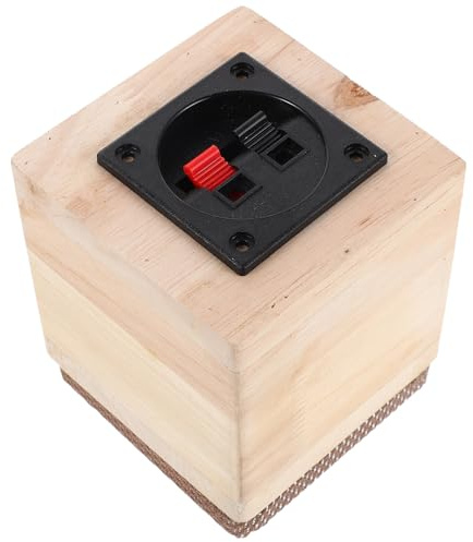 WRITWAA Caisson Vide en Bois Massif 15 Pouces pour Haut-Parleurs Automobiles Caisson Grille Anti-Poussière Enceinte Acoustique pour Subwoofers de Voiture et Camion Système Audio