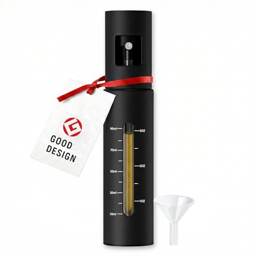 YangShion Pulverizador Aceite Spray botella de rociador aceite acero inoxidable protección UV, para cocinar saludablemente pulverizador para para freidora para parrillas, ensalada