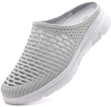 Zapatillas Ortopedicas Mujer Ancho Especial Malla Verano Antideslizantes Zapatos Ortopédicos Mujer Cómodos Zapatillas sin Cordones Sandalias para Caminar Casual Deportivas Barefoot