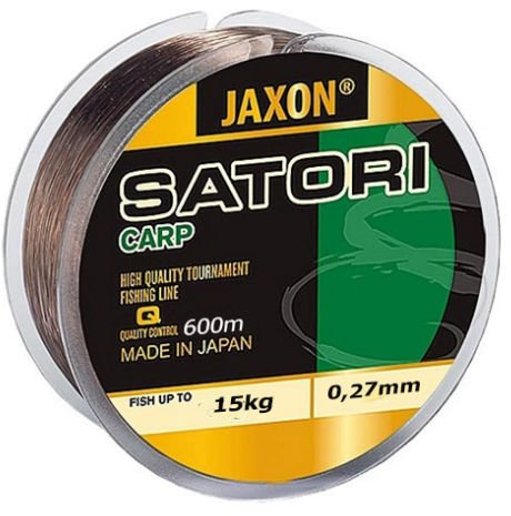 Jaxon Angelschnur Satori CARP 600m Spule Monofile Karpfen Schnur (0,27mm / 15kg)