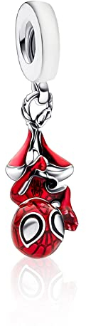 RMMY Charm Anhängers Inverted Movie Hero 925 Sterling Silver Bead Pendant für Europäische Armbänder und Halsketten Birthday Mother's day Christmas Jewelry Gifts for Women