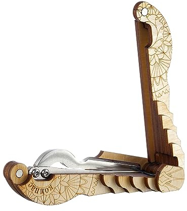 Shamanicshop Jew's Harp by D.Glazyrin Compass (in wooden case) - mouth musical instrument (jaw harp) Beautiful sound Excellent quality Original Russian maultrommel (jaw harp, dan moi)