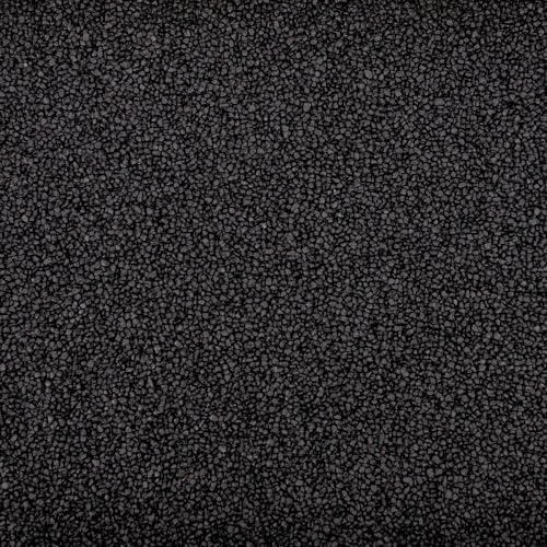AquaOne Gravier d'aquarium - 5 kg - Substrat noir clair multicolore - Fins, moyens, grossiers - Qualité supérieure - Sable de quartz - Gravier décoratif d'aquarium (noir 1,6-2,0 mm)