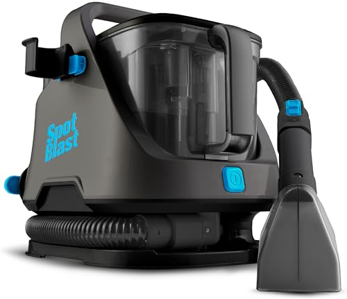 SPOT BLAST Limpiador Textil 3 en 1 portátil 650 W succión, Depósitos de agua limpia/sucia extraíbles. Todo tipo de textiles: Colchones/Alfombras/Sofás