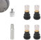 4 Stück Tubeless Ventil,Tubeless Ventile,Extenderventil,Roller Zubehör mit Ninebot Max G30,g30d,E Scooter Ventilverlängerungs Adapter,Tubeless Ventile Hoverboard für Xiaomi M365,Pro2,Egway,Essential