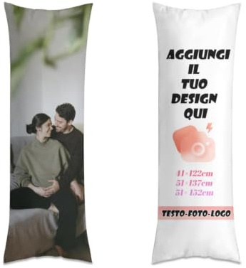 Cuscino con foto personalizzata cuscini personalizzati con Testo Nome 3D Faccia cuscino rettangolare personalizzato cuscini san valentino regali divertenti per donna compleanno idee regalo uomo