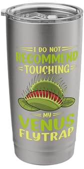 Carnivorous Fly Trap Venus Flytrap Stainless Steel Insulated Tumbler