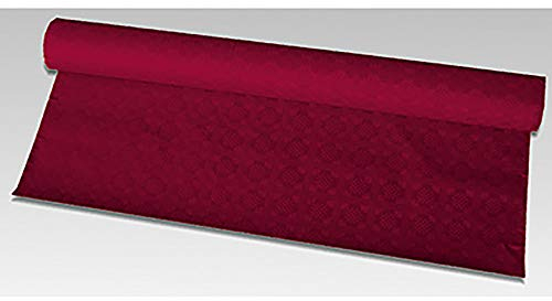 Damasttischtuch 50 m x 1 m Bordeaux Tischdecken Papiertischtuch