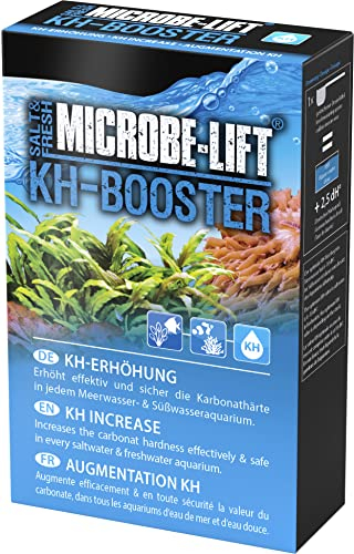 Augmenteur KH Aquarium – Microbe-Lift 250 g – Poudre Tampon pH pour Eau Douce & Marine – stabilise Les paramètres, protège Le biofiltre & favorise la Nitrification – Eau Claire & équilibrée