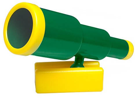 Barcaloo Kids Playset Telescope - Outdoor Backyard Playground Accessories for Kids, Pirate Telescope for Swingset, Jungle Gym, Treehouse, and Playset Accessories