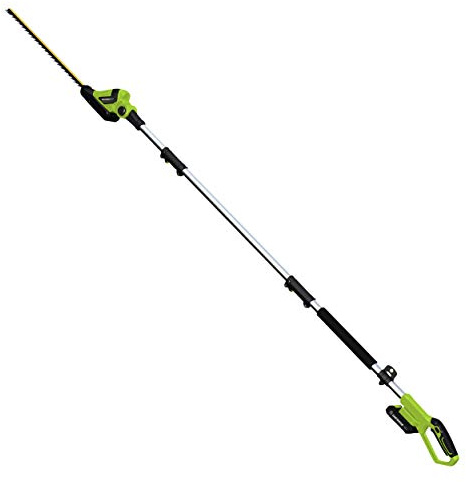 Earthwise LPHT12022 Volt 20-Inch Cordless Pole Hedge Trimmer, 20 inch, 2.0AH Battery & Fast Charger included