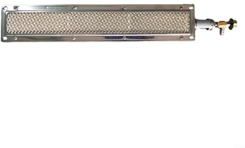 Lioaeust Quemador de cerámica infrarrojo para barbacoa, 41 x 8 cm, 41 x 9,5 cm, parrilla de gas, quemador lateral infrarrojo, calentador de cerámica para barbacoa (41 x 8 cm), 1118602184