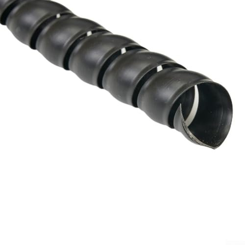 Protector de alambre para mangueras hidráulicas, tubo de gestión de cables, 2 metros de largo, protege tus cables de fugas y daños (D10mm)