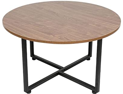 SHGDAIO Mitteltisch, runder Couchtisch, Büro-Besprechungstisch, Küchen-Esstisch, moderner Freizeit-Couchtisch, Sofa-Couchtisch, Beistelltisch, Beistelltisch