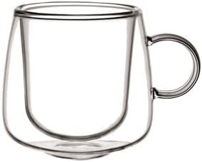 Villeroy & Boch – Artesano Hot&Cold Beverages Espresso Glass, Set of 2 Glasses, Double-Walled Glasses for Cold and hot Beverages, 60 ml, Borosilicate Glass, Dishwasher-Safe, Microwave-Safe