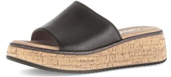 Gabor Damen Pantoletten, Frauen Slipper,Moderate Mehrweite (G),Schlupfschuhe,schluepfschuhe,Slip-ons,Backless Slipper,schwarz,38.5 EU / 5.5 UK