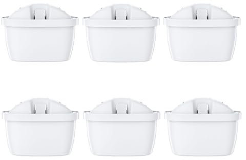 AquaStrata 6 Stück Wasserfilter kompatibel mit BRITA Filter do wody MAXTRA PRO Pure Performance, neu - Original AquaStrata Filterelement reduziert Verunreinigungen, Chlor, Pestizide und Kalk