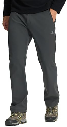 Pioneer Camp Pantalon de randonnée Pantalon de Trekking en Plein air pour Homme Pantalon Hydrofuge 4-Way Respirant à séchage Rapide avec Fermeture éclair pour l’Escalade Alpinisme