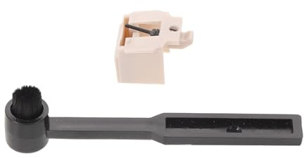 Parliky Kit Pulizia Dischi in Vinile Spazzola Antistatica e Pulitore per Puntina Giradischi, Set Accessori in Velluto per Stilo, Manutenzione e Protezione Fonografi, Adatto a Collezioni