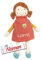 SIGIKID Stoffpuppe personalisiert mit Namen (Bestickt), Puppe/Softdolls, Erste Puppe für Mädchen, Babyspielzeug aus Bio-Baumwolle empfohlen ab 6 Monaten