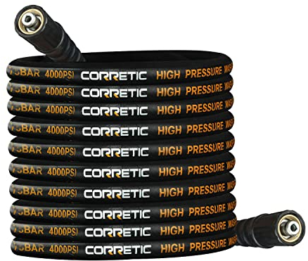 Hochdruckreinigerschlauch 30FT (9M) Jet Wash 4000 PSI knickfester Verlängerungsschlauch, Hochdruckschlauch Verlängerungsschlauch Standard M22mm-14 Innengewinde