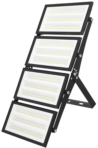 LED Strahler Außen 400W - Superhell 40000LM Scheinwerfer, 6500K Kaltweiß Fluter, IP66 Wasserdicht Flutlicht Außenstrahler für Garten, Garage und Terrassen